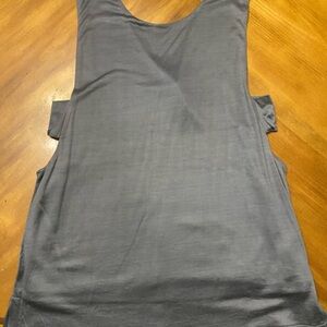 Gray Sleeveless Women's Top